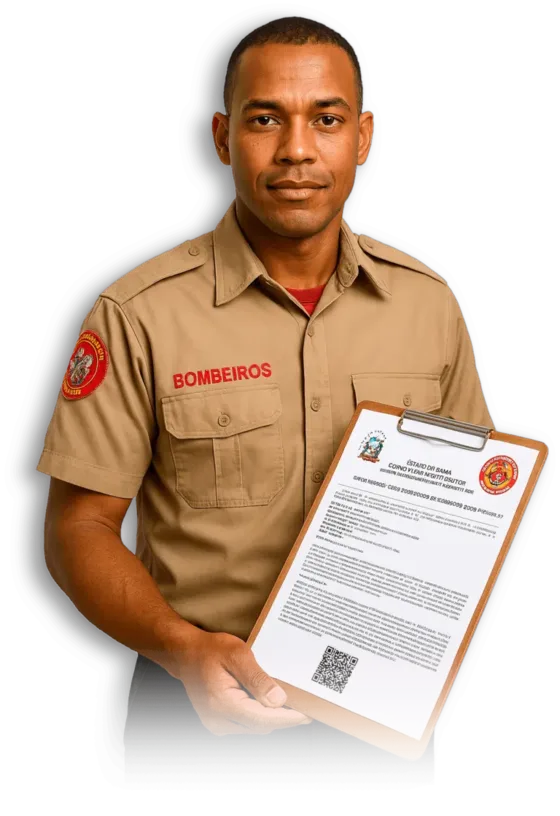 Especialista da AbaIncêndio em regularização de licença dos Bombeiros em